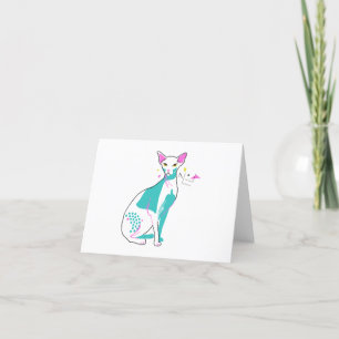 Sphynx Cat Thank You Card