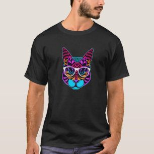 Sphynx Cat Wearing Glasses T-Shirt