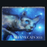 Sphynx Cats 2013 wall calendar Svetlana Novikova<br><div class="desc">Vibrant images of Sphynx cats by impressionistic artist Svetlana Novikova.  This Sphynx cat art calendar will make a great gift for any sphynx sphinx lover.  www.SvetlanaNovikova.com</div>