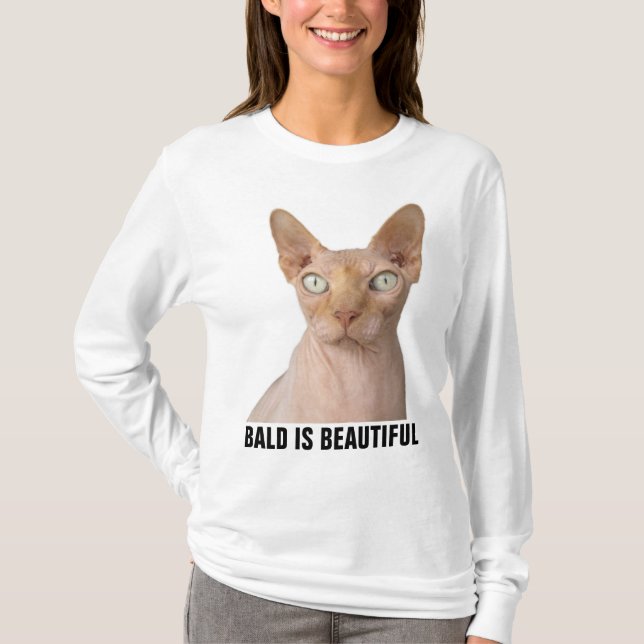 Sphynx Hairless Cat Funny T-shirts (Front)