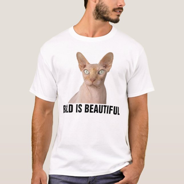 Sphynx Hairless Cat Funny T-shirts (Front)