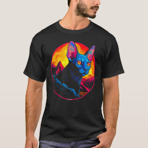Sphynx Hairless Cat Mountain T-Shirt