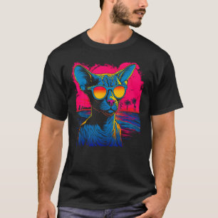 Sphynx Hairless Cat Summer Party T-Shirt