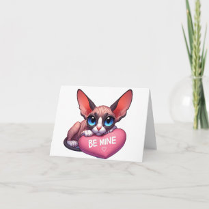 Sphynx Valentine Card