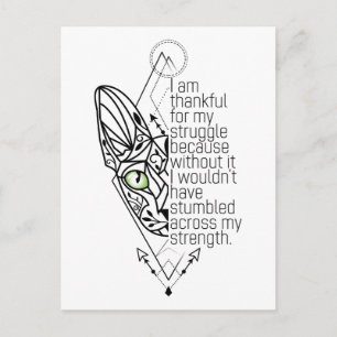 😻Sphynx with wisdom  Postcard