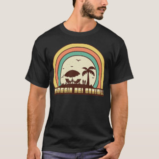 Spiaggia dei Conigli Retro Sunset Style T-Shirt