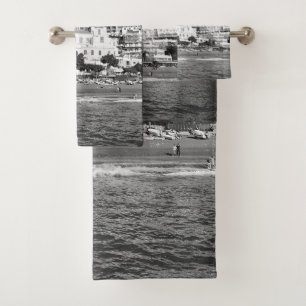 Spiaggia di Positano Marina Grande 1 - BW Bath Towel Set