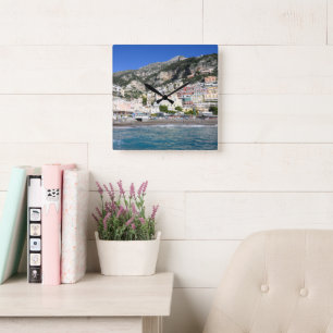 Spiaggia di Positano Marina Grande 1 Square Wall Clock