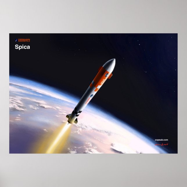 Spica space poster (Front)