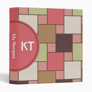 Spice Cabinet Geometric Binder