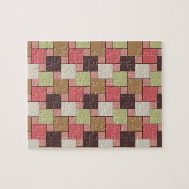Spice Cabinet Geometric Jigsaw Puzzle (Horizontal)