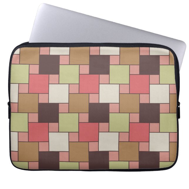 Spice Cabinet Geometric Laptop Sleeve (Front)