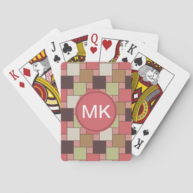 Spice Cabinet Geometric Playing Cards (Back)