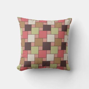 Spice Cabinet Geometric Throw Pillow