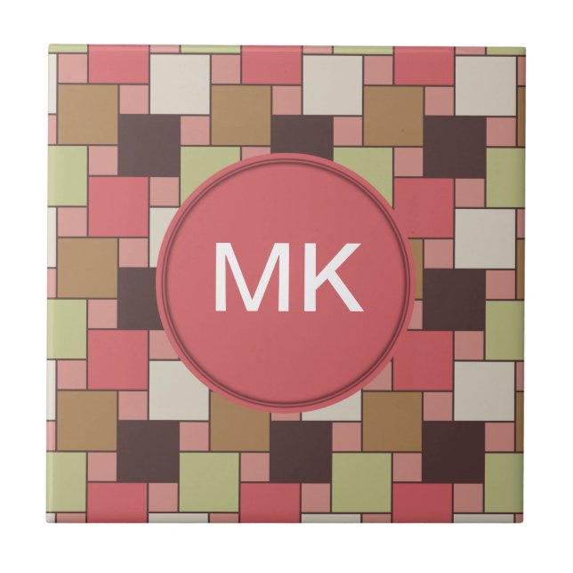 Spice Cabinet Geometric Tile (Front)