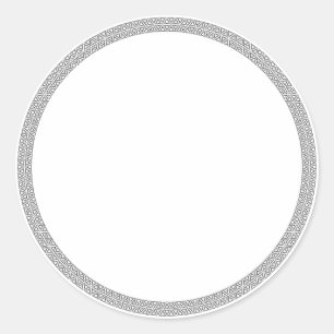 Spice jar black border blank label seal sticker