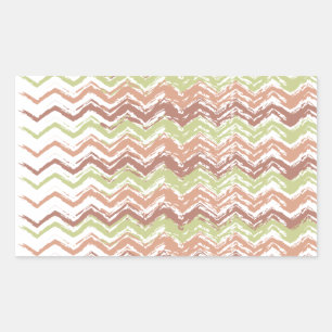 Spice Scribble Chevron ZigZag Sticker