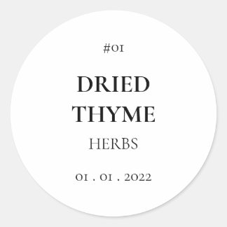 Spice Seasoning Herb Pantry Modern Label