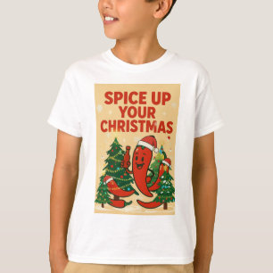 Spice Up Your Christmas – Hot Pepper Holiday Cheer T-Shirt