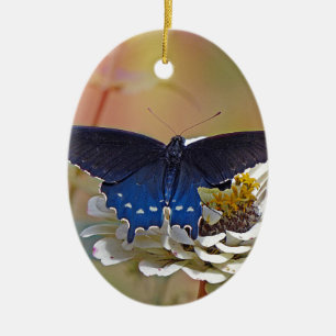 Spicebush Swallowtail Ceramic Ornament