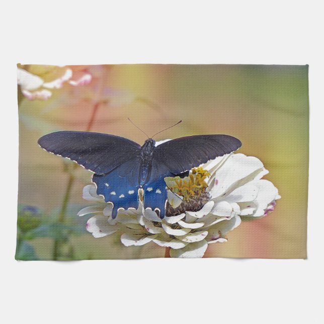 Spicebush Swallowtail Kitchen Towel (Horizontal)