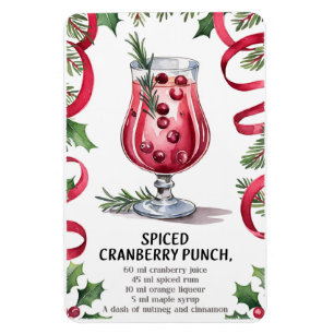 Spiced Cranberry Punch Magnet