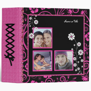 Spiced Pink Triple Photo Binder