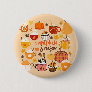 Spiced Pumpkin Season 2 Inch Round Button
