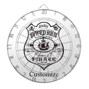 Spiced Rum Pirate Drink Thunder_Cove Dartboard