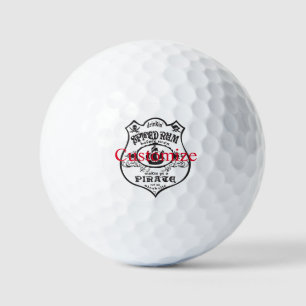 Spiced Rum Pirate Drink Thunder_Cove Golf Balls