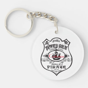 Spiced Rum Pirate Drink Thunder_Cove  Keychain