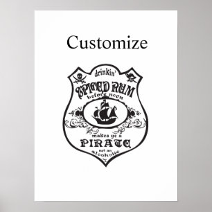 Spiced Rum Pirate Drink Thunder_Cove  Poster