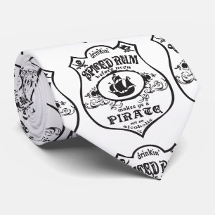 Spiced Rum Pirate Drink Thunder_Cove Tie