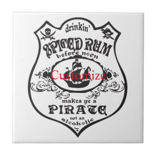 Spiced Rum Pirate Drink Thunder_Cove Tile