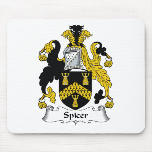 Spicer Family Crest Mouse Pad
