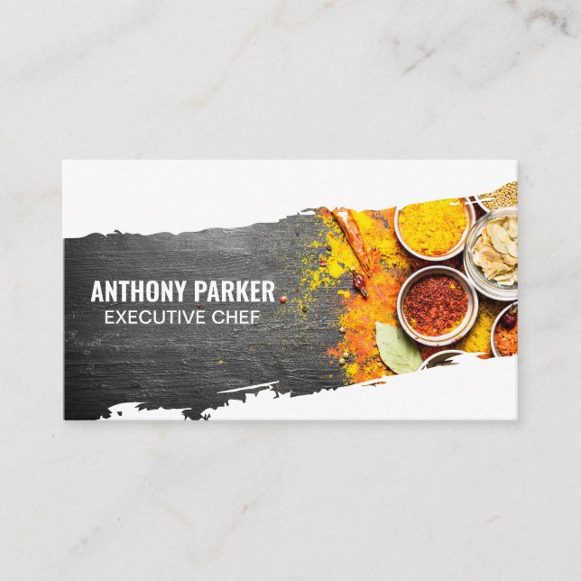 Spices and Herbs | Culinary Business Card (Front)