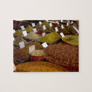 Spices in farmer's market jigsaw puzzle