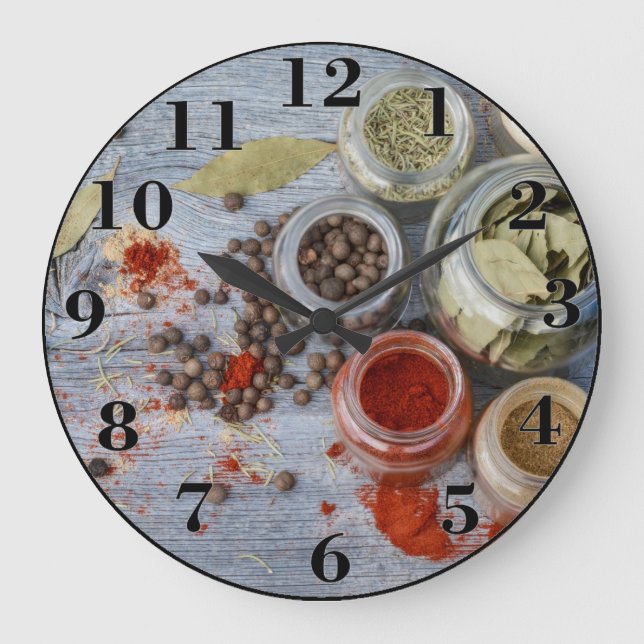 Spices Large Clock (Front)
