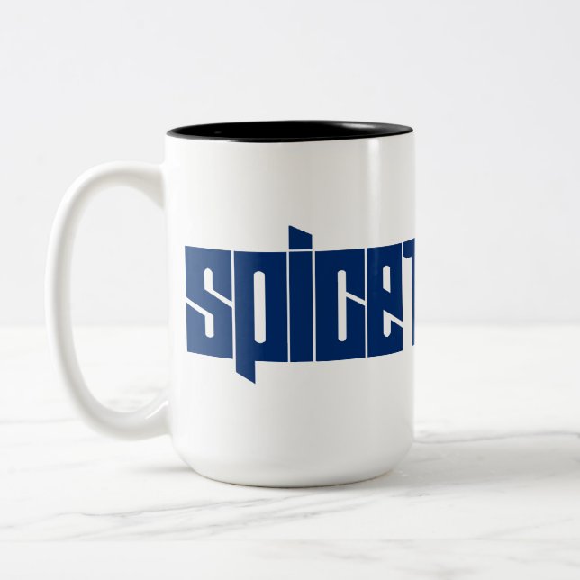 SpiceTac Two-Tone Mug, 15 oz Coffee Mug (Left)