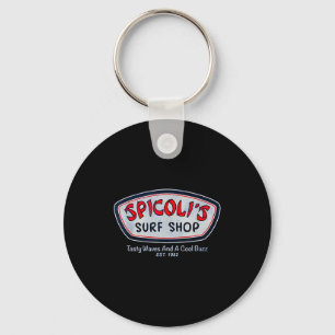 Spicoli summer surf retro keychain