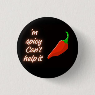 Spicy 1 inch round button