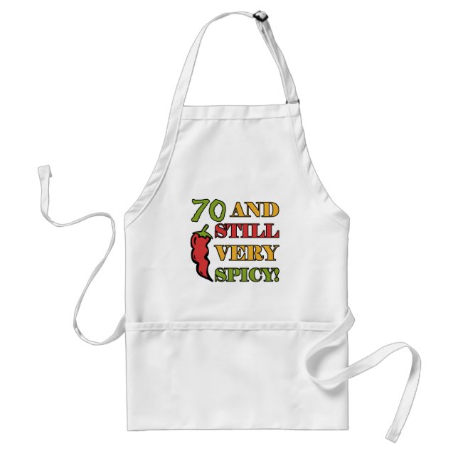 Spicy At 70 Years Old Standard Apron (Front)