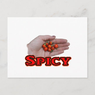 Spicy Cascabel Hot Pepper Design Postcard