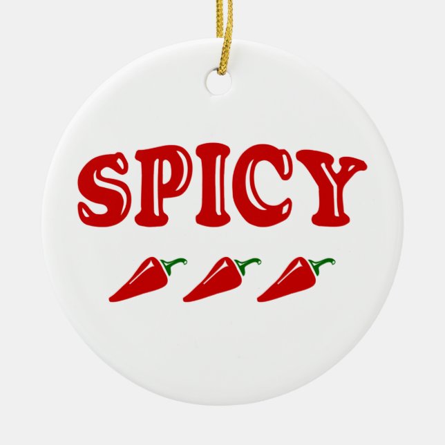 SPICY CERAMIC ORNAMENT (Front)