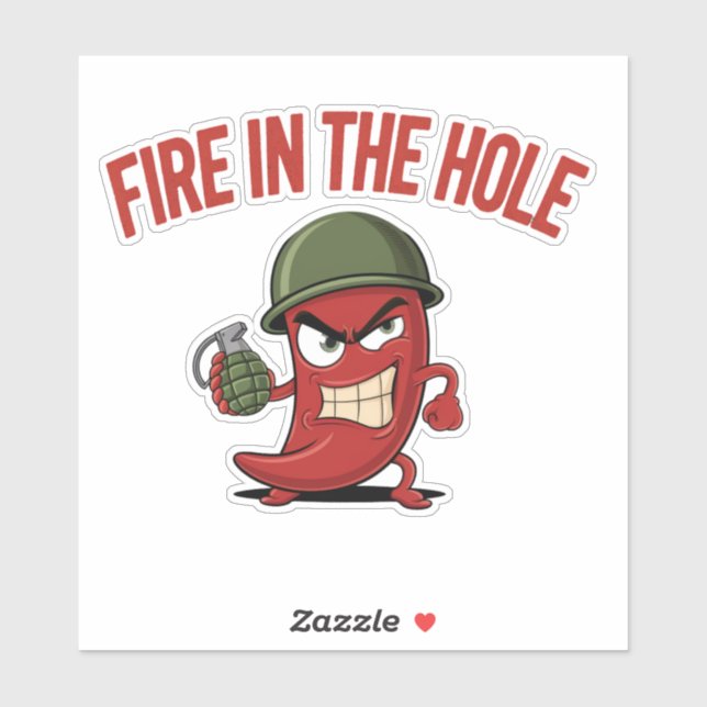 Spicy Chili Pepper Funny Spicy Food Lover  (Sheet)
