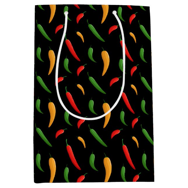 Spicy Chili Peppers Gift Bag (Front)