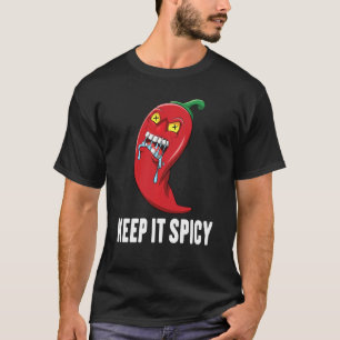 Spicy Food  Keep It Spicy  Peppers  Chilli  Spice T-Shirt
