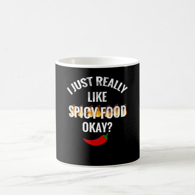 Spicy Food Lover Gift | Chili Lover Hot Pepper Coffee Mug (Center)