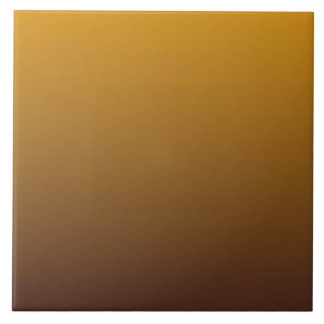 Spicy Gold Brown Ombre Tile (Front)