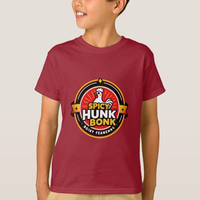 Spicy Hunk Bonk Chicken T-Shirt (Front)